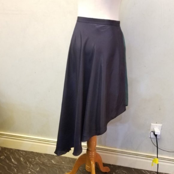 Alice Moon Blue and Green high low skirt size S (53) - Picture 2 of 7